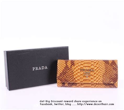 prada snakeskin wallet.